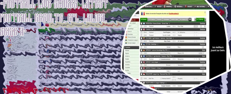Football livescore live scores