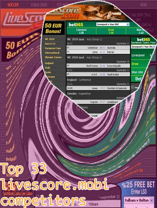 Livescores mobi