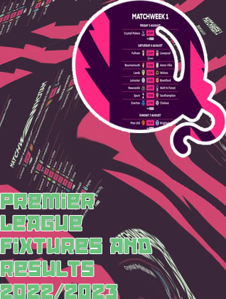 Premier league fixtures results